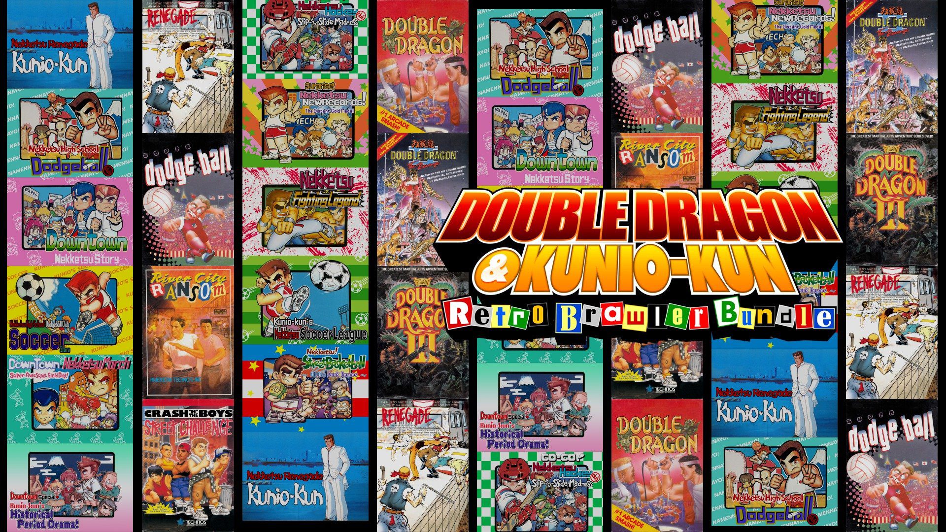 Double Dragon & Kunio-kun Retro Brawler Bundle Brings 18 Classic Games West