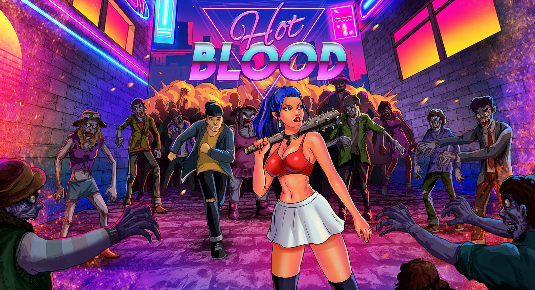 Sassy beat ’em up Hot Blood busts onto consoles in July